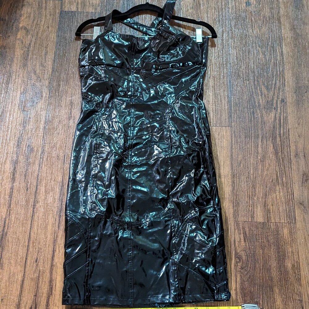 Vinyl Sexy Living Dead Souls PVC Fetish Goth Dress